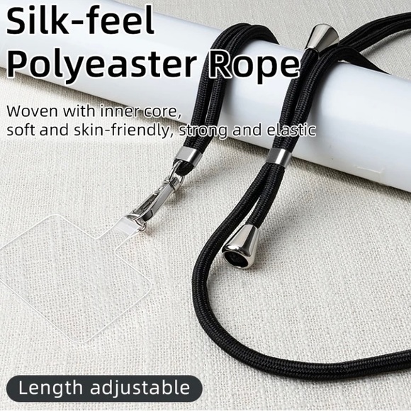 Universal Cell Phone Lanyard. Crossbody or Neckwear Cell Phone Lanyard. - Picture 3 of 5